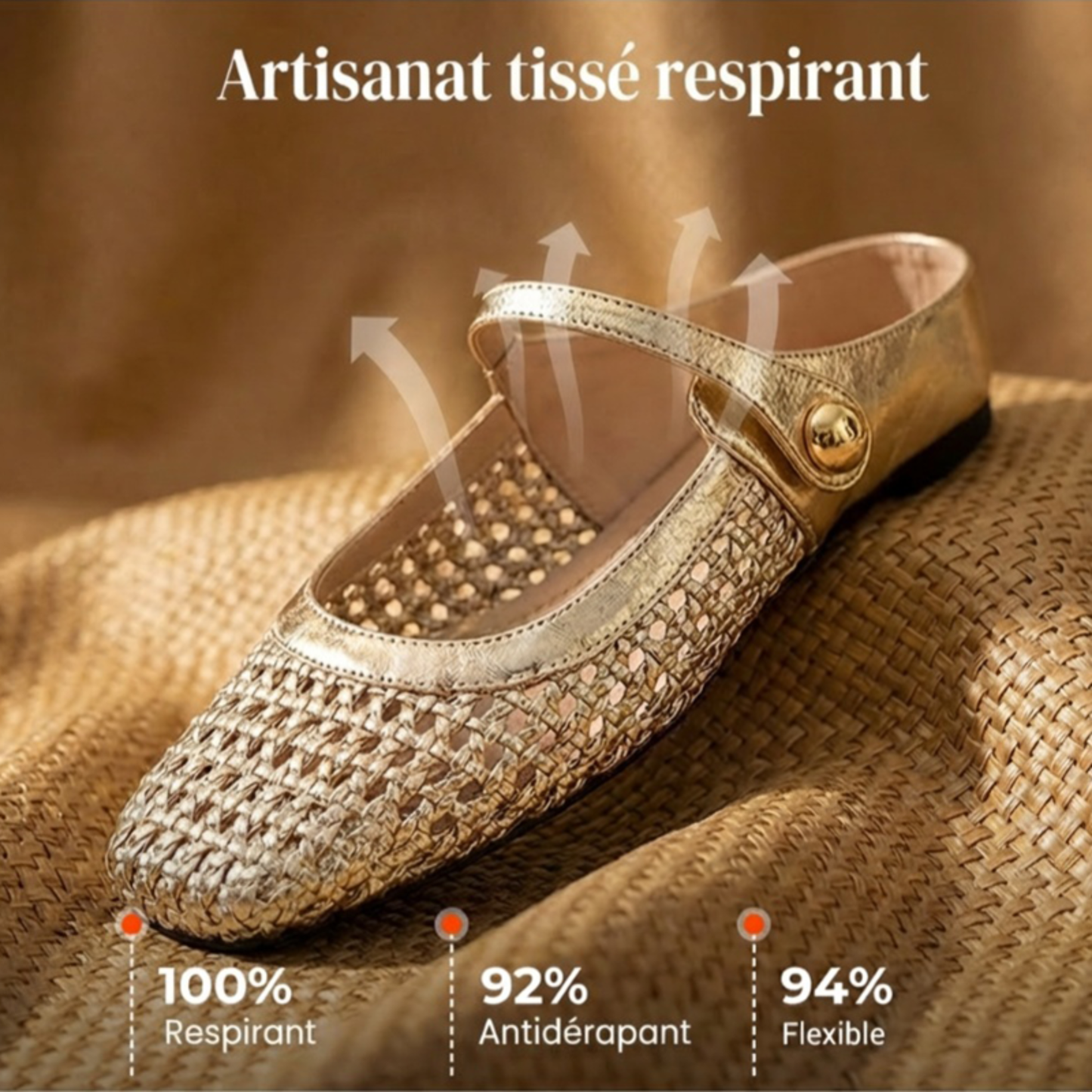 Mule Tressée Confort — Bout Carré & Bride Style Mary Jane