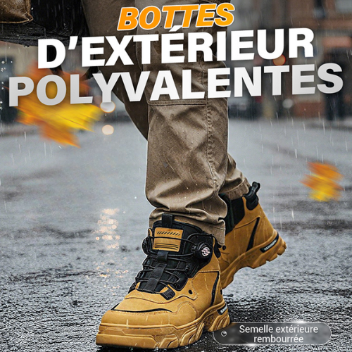 IronStep™ – Chaussures de Travail Imperméables & Antidérapantes