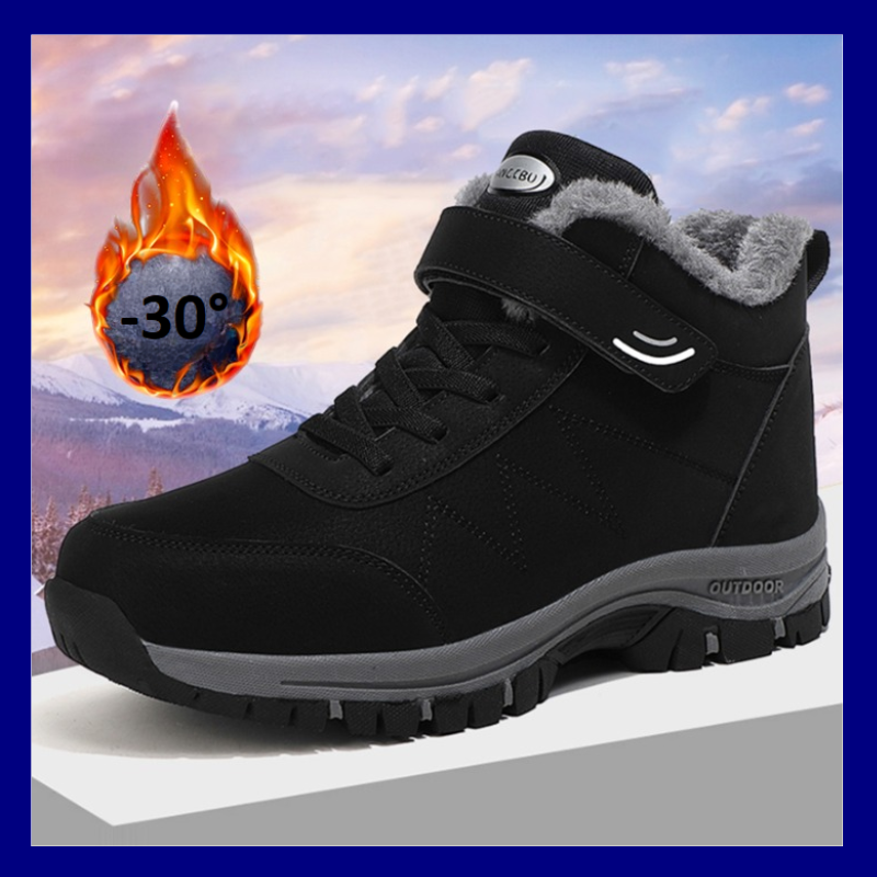 Bottes de neige imperméables à enfiler pour hommes et femme