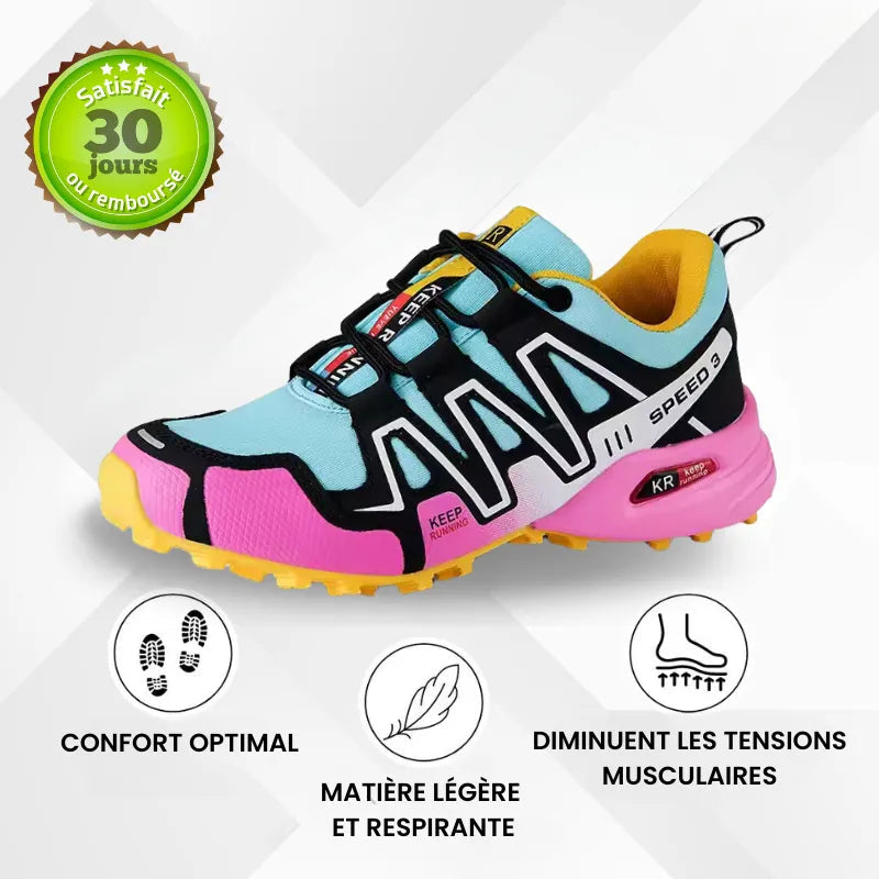 TrailFlex™ – Chaussures de marche à confort orthopédique femme