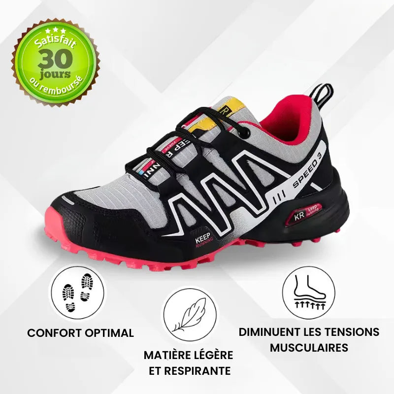 TrailFlex™ – Chaussures de marche à confort orthopédique femme