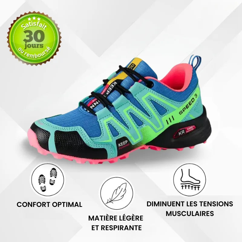 TrailFlex™ – Chaussures de marche à confort orthopédique femme