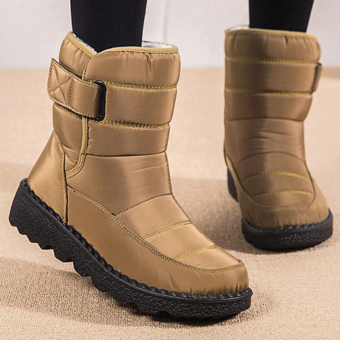 BOTTES DE NEIGE IMPERMÉABLES ET CONFORTABLES POUR FEMME