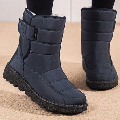 BOTTES DE NEIGE IMPERMÉABLES ET CONFORTABLES POUR FEMME