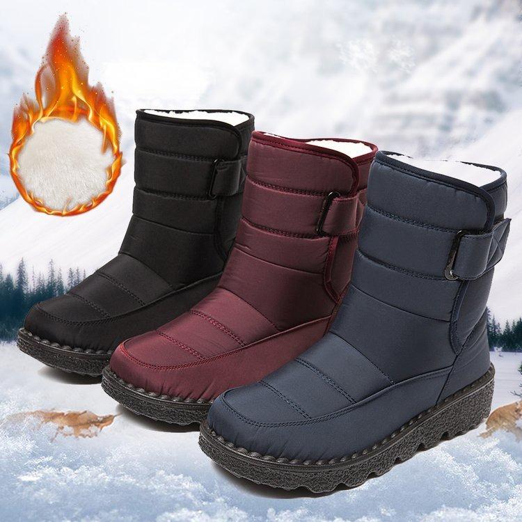 BOTTES DE NEIGE IMPERMÉABLES ET CONFORTABLES POUR FEMME