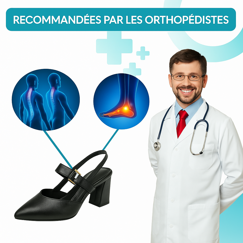Élégancia™ – Chaussures à talons à confort orthopédique pour femme