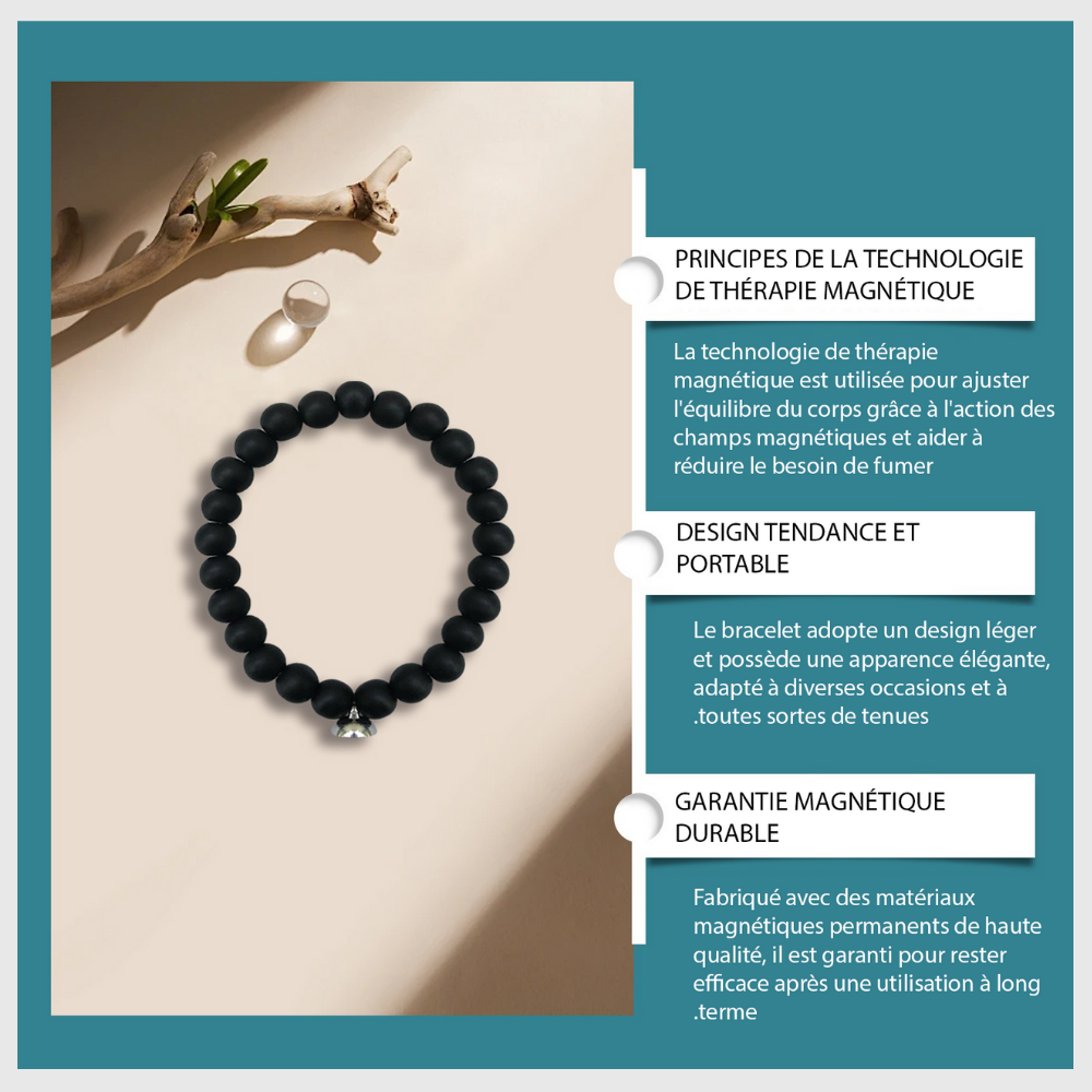 Nicoflex™ - Bracelet Magnétique Anti-Tabac