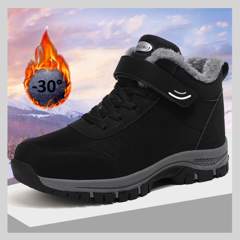 Bottes de neige imperméables à enfiler pour hommes et femme