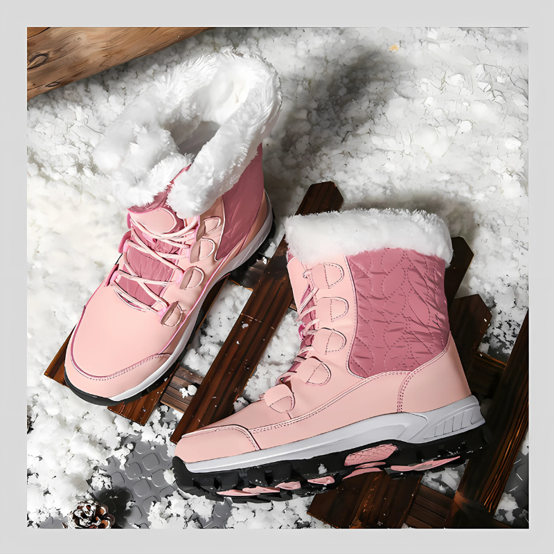 Bottes de Neige Éliane™ : Antidérapantes, Imperméables et Tendance pour Femmes