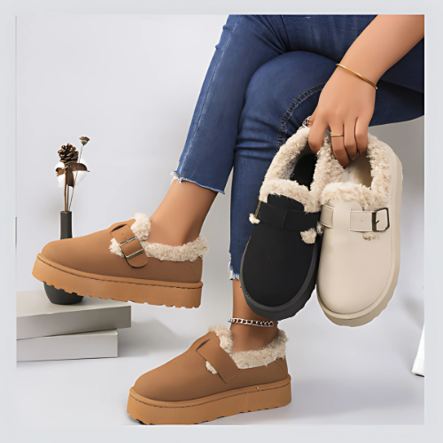 Chaussons à Semelle Épaisse SoftEase™ – Confort et Style