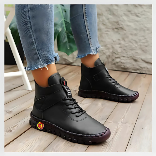 Bottines Orthopédiques Hautes et Doublées pour femme - ComfortStep™