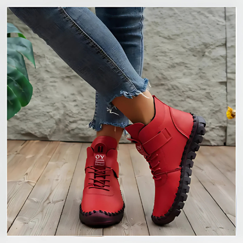 Bottines Orthopédiques Hautes et Doublées pour femme - ComfortStep™
