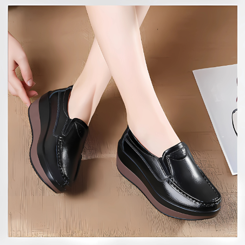 Mocassin Femme Caprice 9-27207-44 - Chaussure Confort Cuir Semelle Memoire Forme