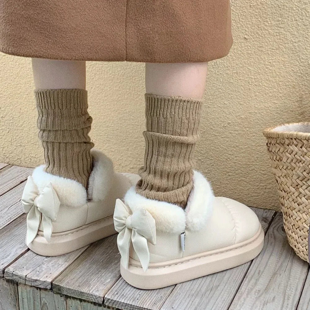 Bottes de Neige Imperméables Chaudes Élégantes