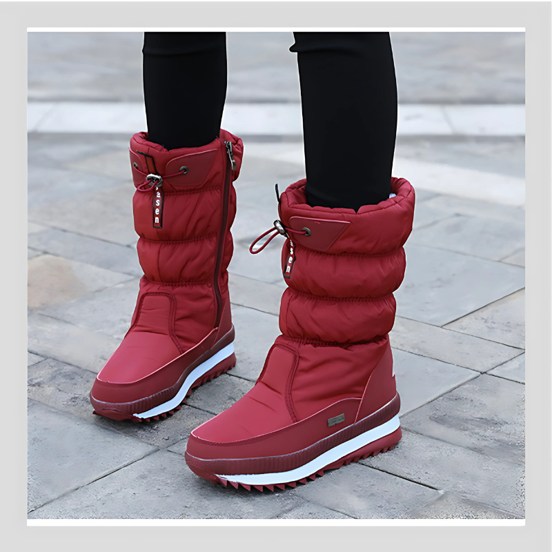 Bottes de Neige Premium FurLux™ – Élégance et Protection Imperméable en Fourrure