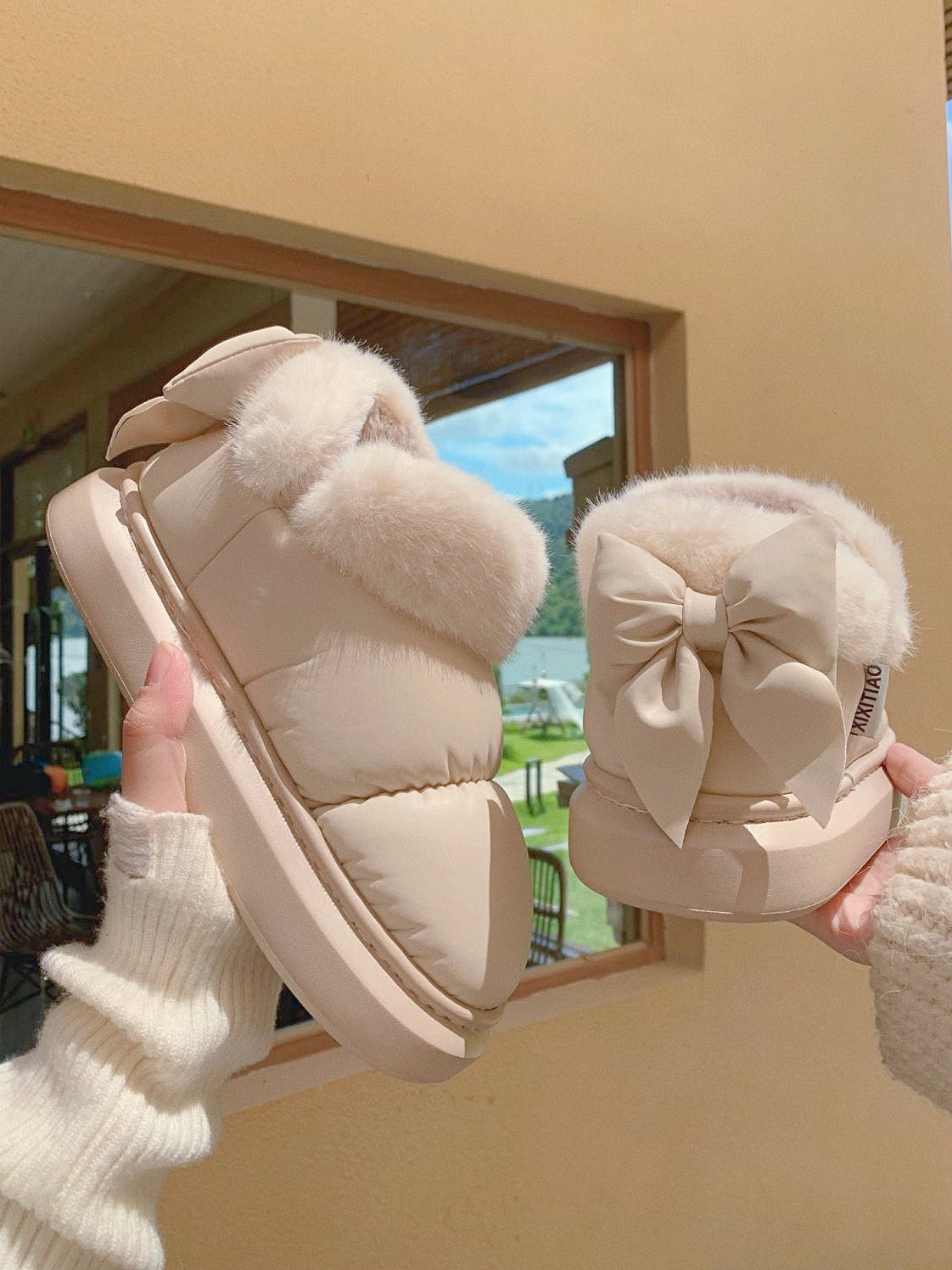 Bottes de Neige Imperméables Chaudes Élégantes