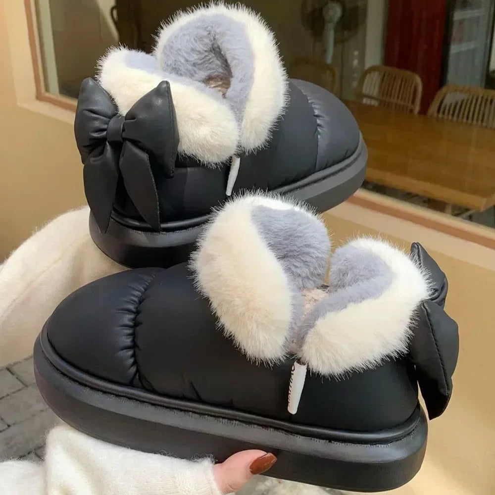 Bottes de Neige Imperméables Chaudes Élégantes