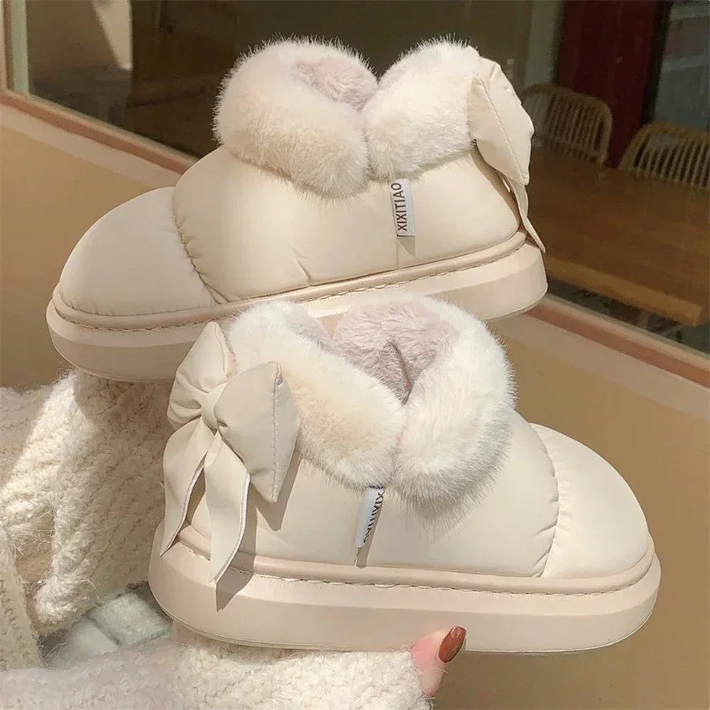 Bottes de Neige Imperméables Chaudes Élégantes