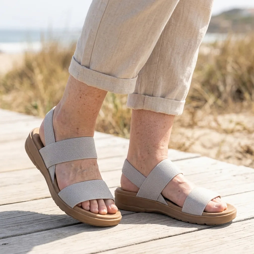 Piedora™ Sandales Confort Élastiques Antidérapantes