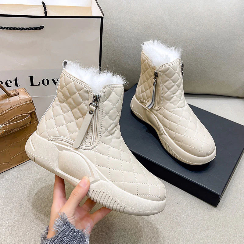 Bottes chaudes hiver hot sale