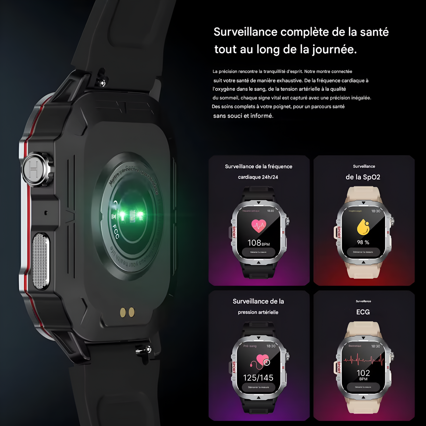 Montre Intelligente Ultime pour Aventure : Votre Compagnon Idéal pour le Sport et l'Extérieur