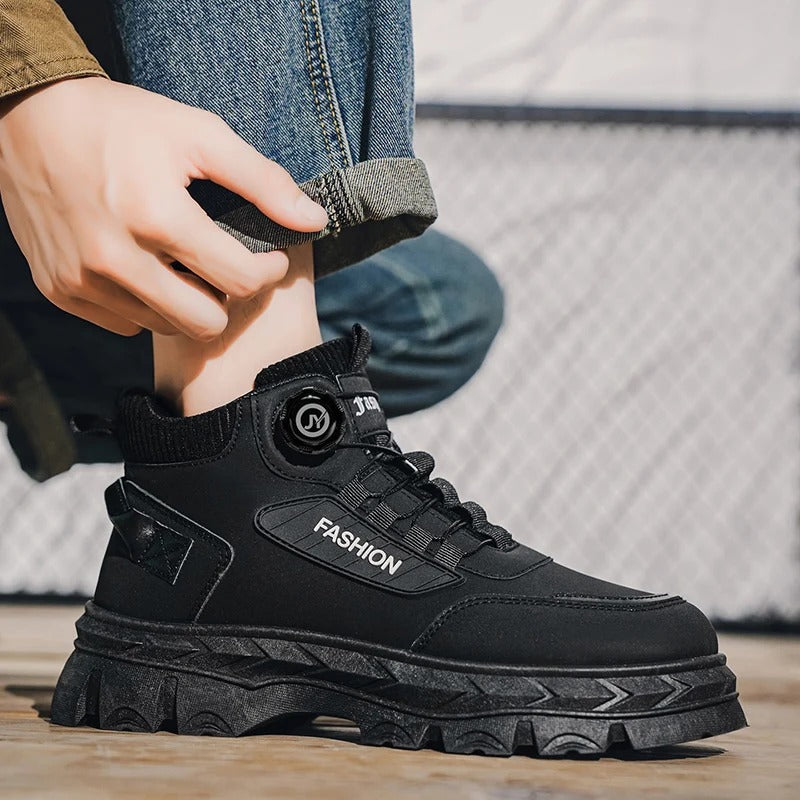 HéritageUrbain™ – Bottes Chunky Style Rétro pour Hommes