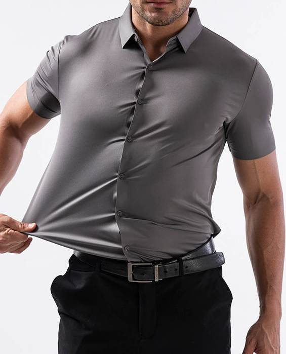 Chemise Stretch Sans Repassage – Élégance sans Effort