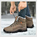 Bottes D'hiver Homme Fourrure Polaire - Imperméables, Antidérapantes, à Enfiler, Pour Neige Et Froid - 5