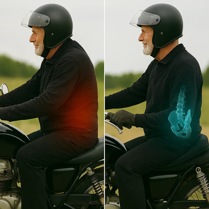RouteZen™ – Coussin de Moto Confort Longue Route.