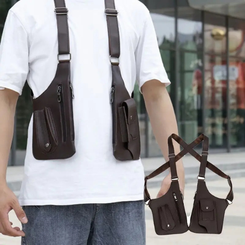 Vantyx™ – Sac Harnais Design en Cuir Résistant & Élégant.