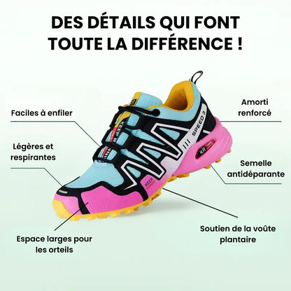 TrailFlex™ – Chaussures de marche à confort orthopédique femme