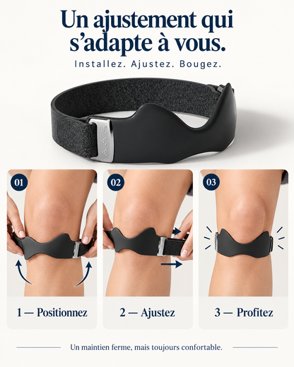 Rotélia™ — Soutien rotulien ajustable pour bouger avec plus de confort