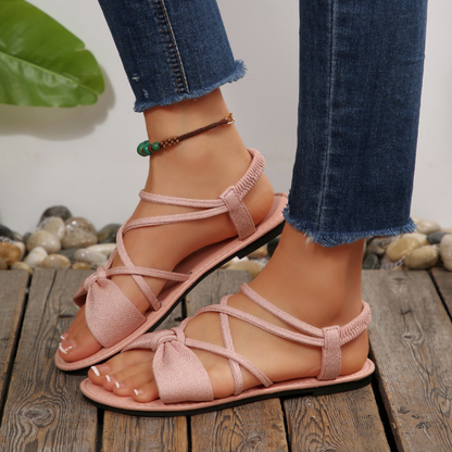 Sandales Riviera | Brides Croisées Légères — Confort Toute la Journée.
