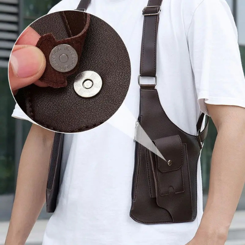 Vantyx™ – Sac Harnais Design en Cuir Résistant & Élégant.