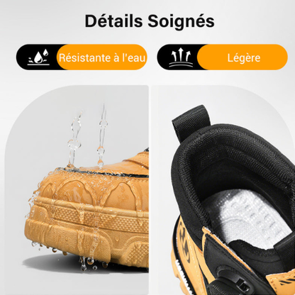 IronStep™ – Chaussures de Travail Imperméables & Antidérapantes