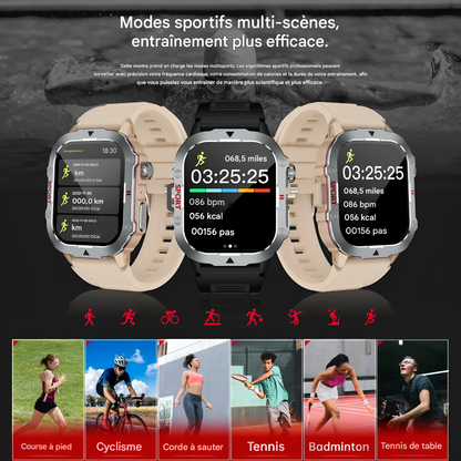 Montre Intelligente Ultime pour Aventure : Votre Compagnon Idéal pour le Sport et l'Extérieur