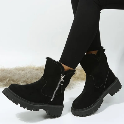 Élevina™ – Bottines à Talon et Doublure Confort Plus