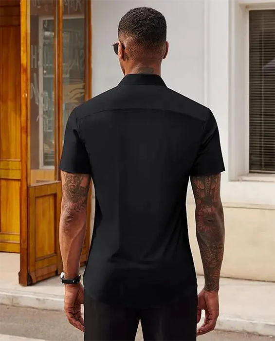 Chemise Stretch Sans Repassage – Élégance sans Effort