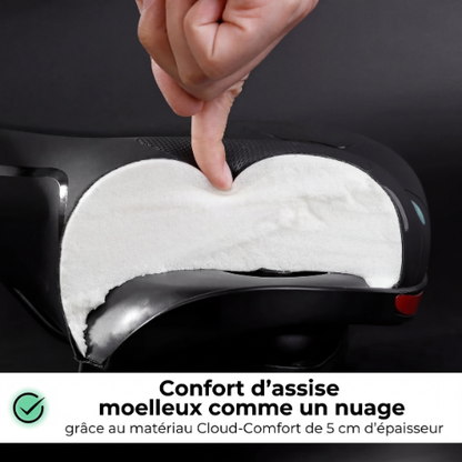 Selle CloudRide Pro™ — Pédalez sans douleur, enfin.