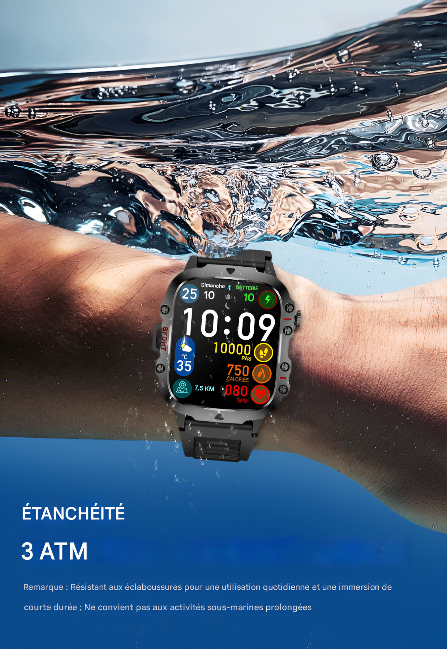 Montre Intelligente Ultime pour Aventure : Votre Compagnon Idéal pour le Sport et l'Extérieur