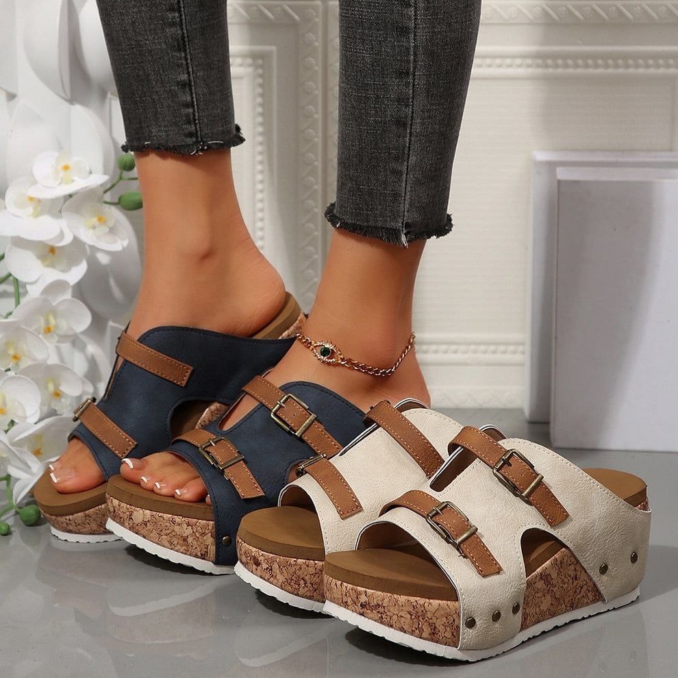 SoleilÉlancé™ – Vos Sandales Compensées Préférées pour l’Été
