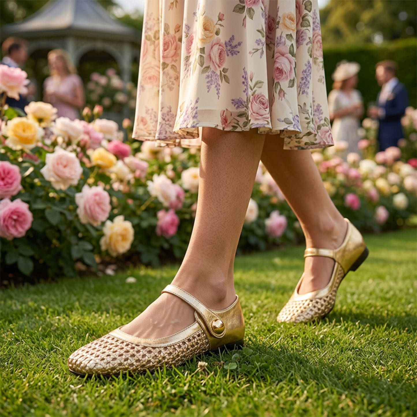 Mule Tressée Confort — Bout Carré & Bride Style Mary Jane