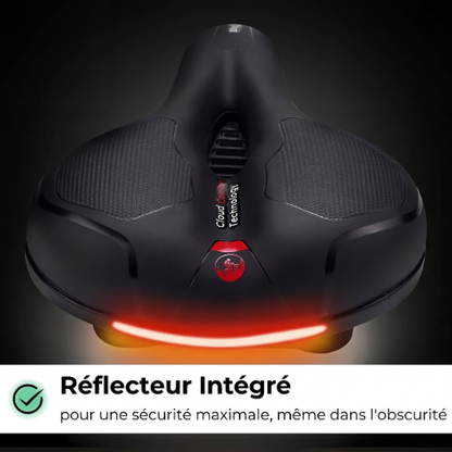 Selle CloudRide Pro™ — Pédalez sans douleur, enfin.