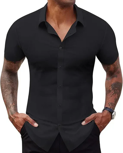 Chemise Stretch Sans Repassage – Élégance sans Effort