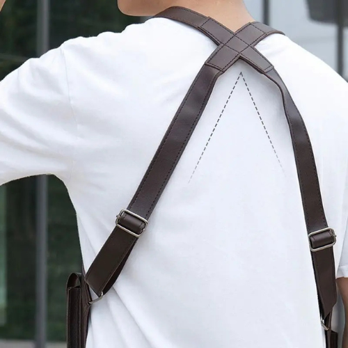 Vantyx™ – Sac Harnais Design en Cuir Résistant & Élégant.
