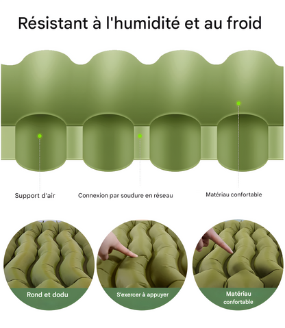 ConfortZen — Matelas gonflable léger, confortable et facile à gonfler