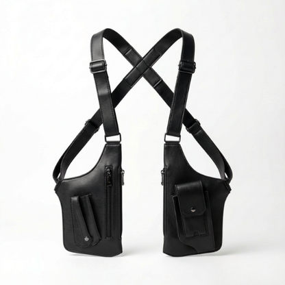 Vantyx™ – Sac Harnais Design en Cuir Résistant & Élégant.