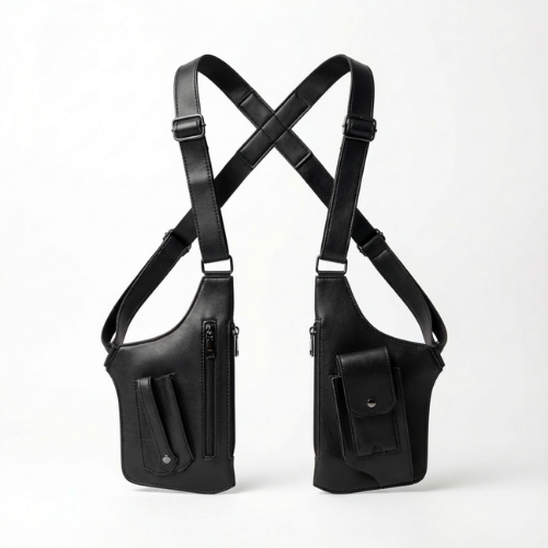 Vantyx™ – Sac Harnais Design en Cuir Résistant & Élégant.