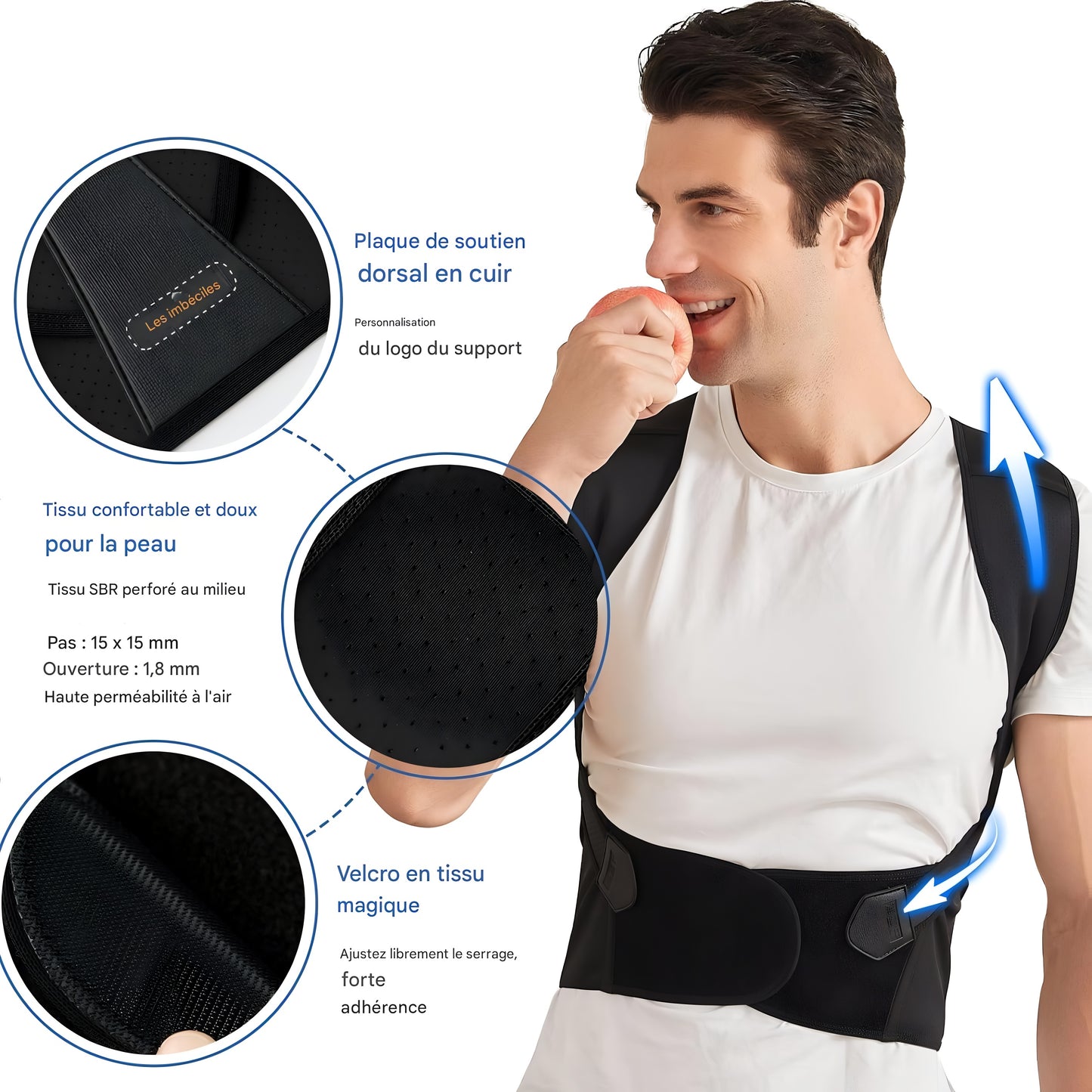 PosturaFit Pro™-Correcteur de posture , Soulagement instantané du dos