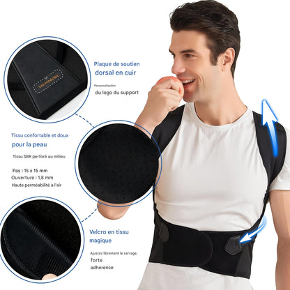 PosturaFit Pro™-Correcteur de posture , Soulagement instantané du dos